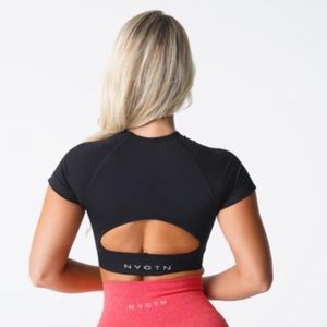 NVGTN cropped athletic top. Size small.